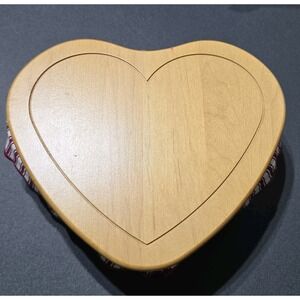 Longaberger 1999 Sweetheart Love Letters Wood Lid Liner Small Heart